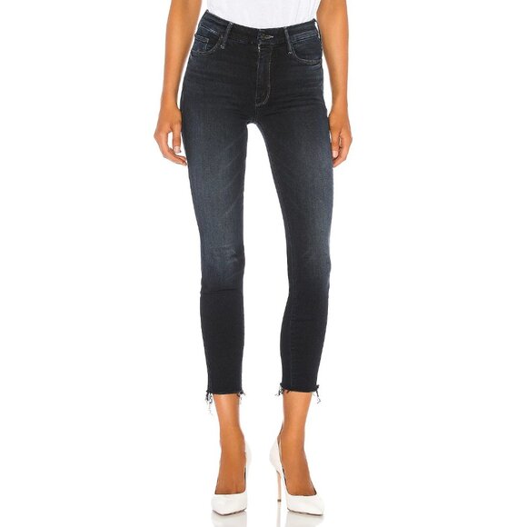 MOTHER Denim - NWT Mother High Waisted Looker Ankle Fray in Last Call Stretch Skinny Jeans 29